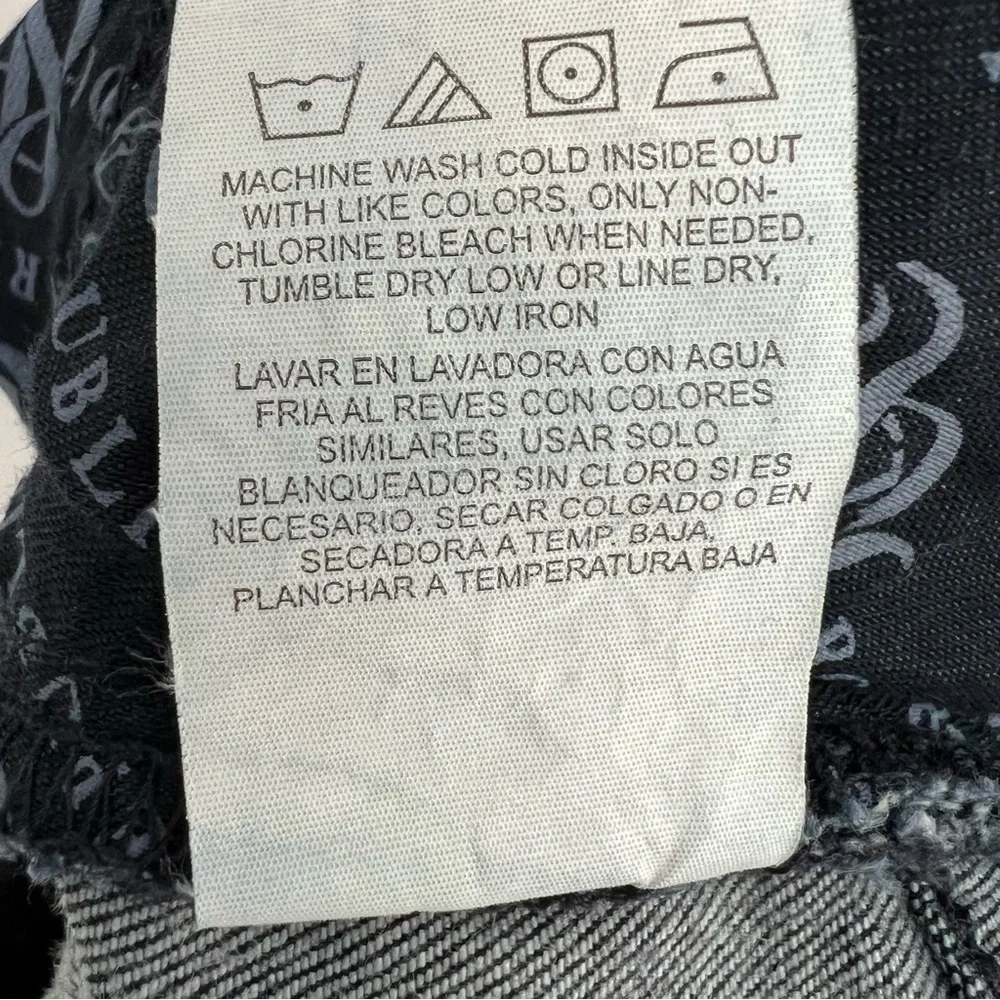 Rock & Republic Women's Size 8 Kasandra Stretch Bootcut Denim Jeans Studded READ - Picture 14 of 14